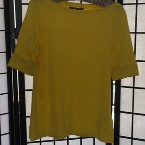 Ralph Lauren stretch boatneck top